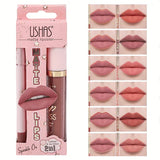 Kit buze Ushas Matt lipcolor 2 in 1 Creion si Lip Gloss