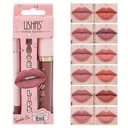 Set Ruj si Creion de buze Ushas Sparkle On Matte Lips