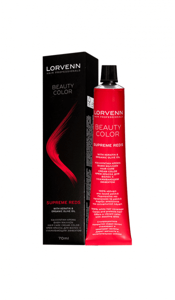 Vopsea par cu amoniac Lorvenn Beauty Color nr 8.64 light blond red copper