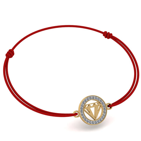 Martisor bratara placat aur 24k C9