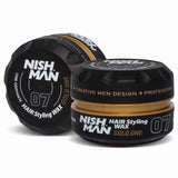 Ceara de par Nishman Hair Styling Wax 07 Gold One 150 ml - crema academie , Shiny Beauty - shiny beauty  ,  crema de fata