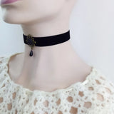 Colier Choker negru Edith