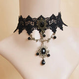 Colier choker negru Marie