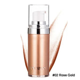 Sclipici lichid pentru fata si corp 02 Rose Gold , HandaiYan 20ml
