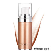 Sclipici lichid pentru fata si corp 02 Rose Gold , HandaiYan 20ml