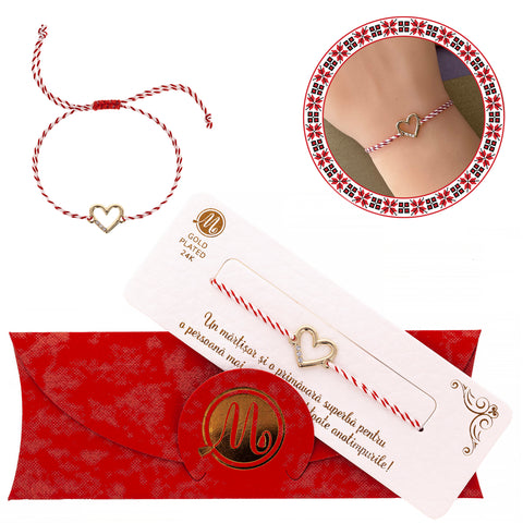 Martisor bratara placat cu aur 24k bRN 4