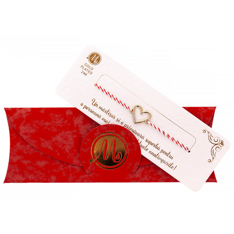 Martisor bratara placat cu aur 24k bRN 4