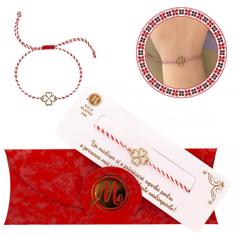 Martisor bratara placat cu aur 24k bRN 1