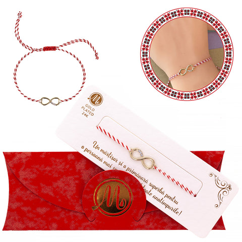 Martisor bratara placat cu aur 24k bRN 2