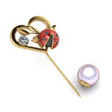 Martisor brosa placat cu aur 24K BP2