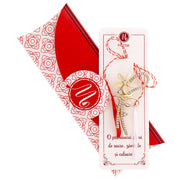Martisor brosa placat aur 24k P17