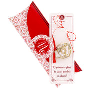 Martisor brosa placat aur 24k P15