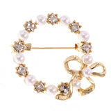 Martisor brosa placat aur 24k P16