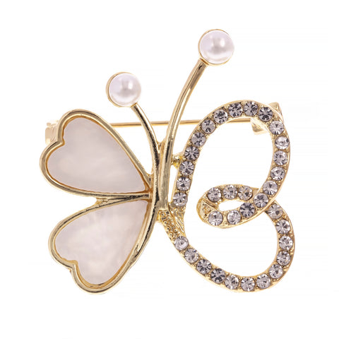 Martisor brosa placat aur 24k P19