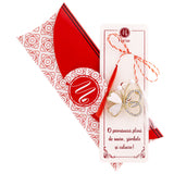 Martisor brosa placat aur 24k P19