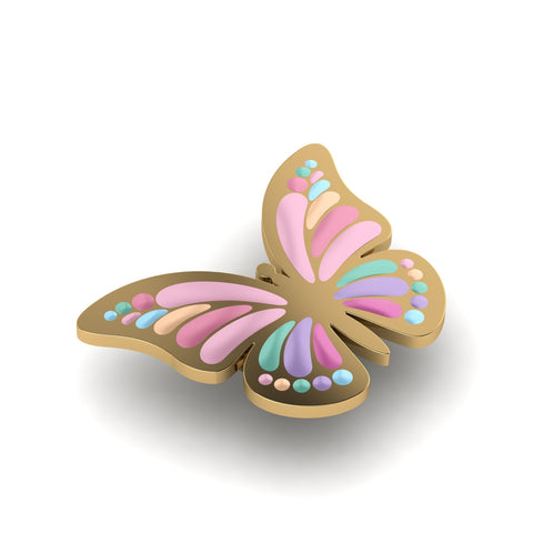 Martisor brosa placat aur 24k P4