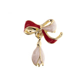 Martisor brosa placat aur 24k P9