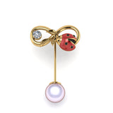 Martisor brosa placat cu aur 24K BP6