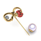 Martisor brosa placat cu aur 24K BP6