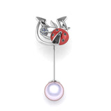 Martisor brosa placat cu palladium BP010