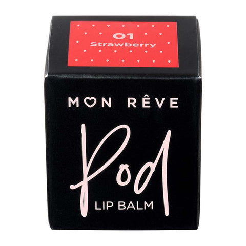 Balsam de buze MON REVE lip balm pod 01 Strawberry RLMON