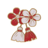 Martisor brosa placat aur 24k P8 mic