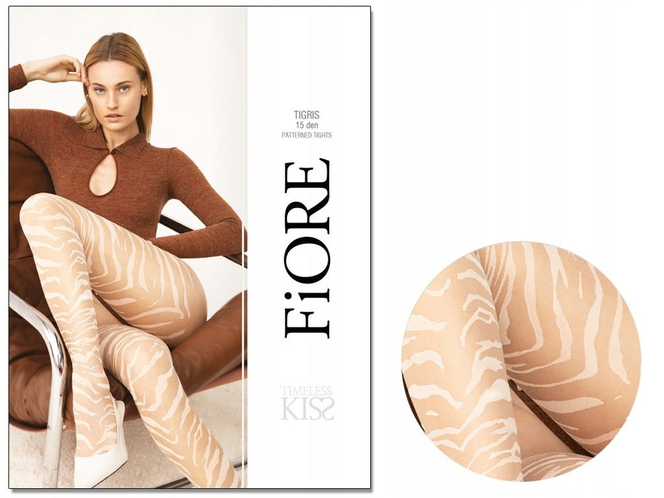 Ciorapi Dres negri FiORE tigris 15 den negru