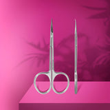 STALEKS Foarfece profesionale pentru cuticule cu carlig EXPERT 51 TIP 3