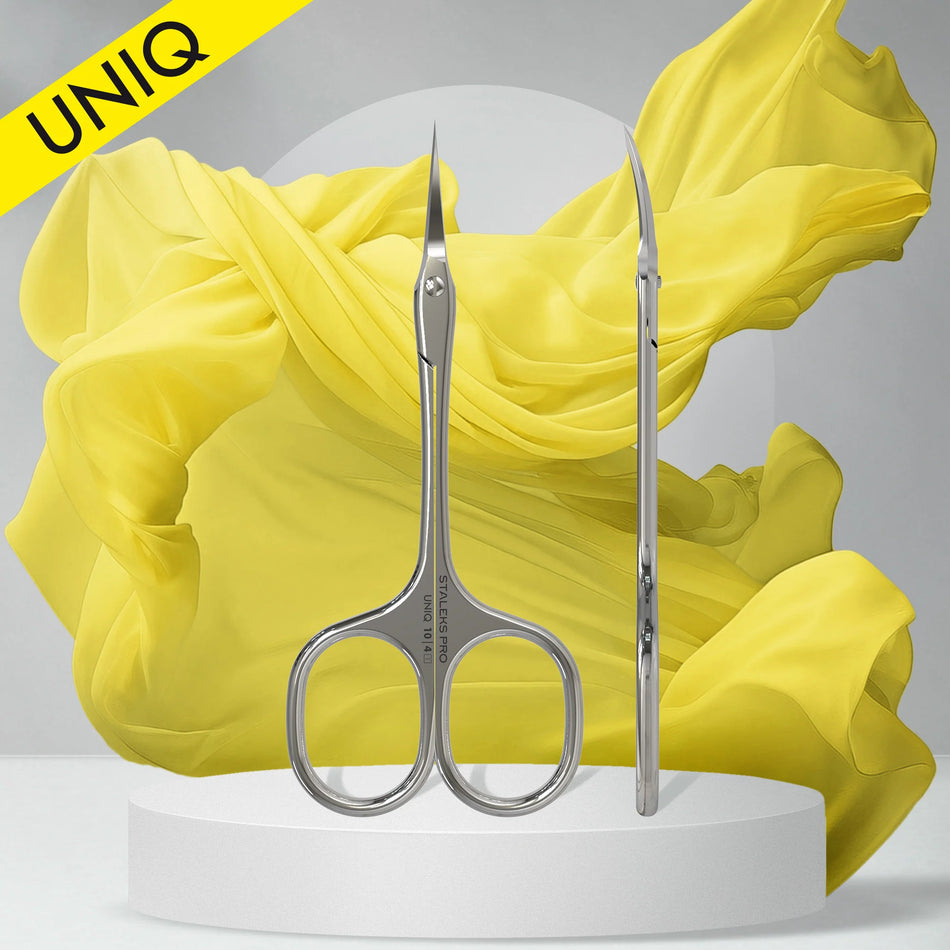 STALEKS  Foarfece profesionale pentru cuticule "Balerina" UNIQ 10 TIP 4