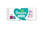 Pampers Sensitive, servetele umede,  52 servetele