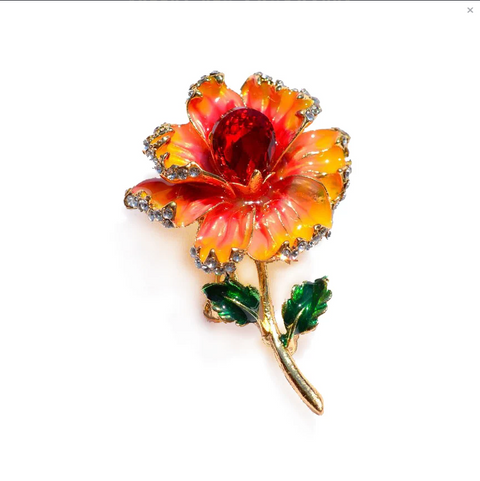 Martisor Brosa Floare Ember Bloom