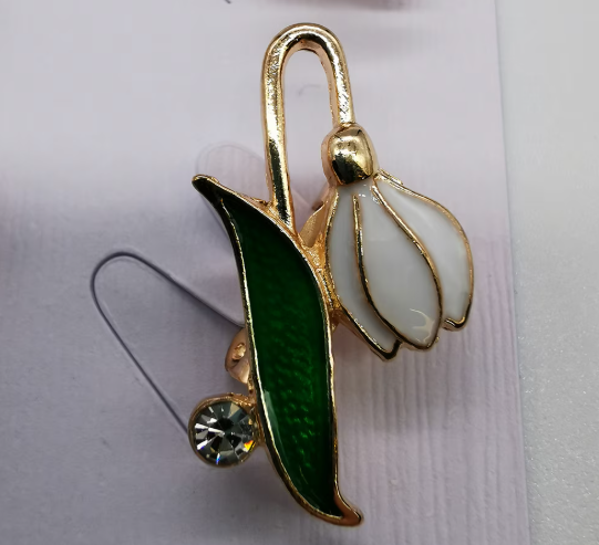 Brosa martisor – Ghiocel
