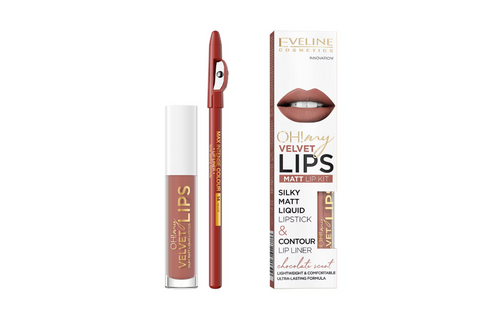 OH! my velvet LIPS Matt 12 Praline Eclair ROMEVE - Shiny Beauty