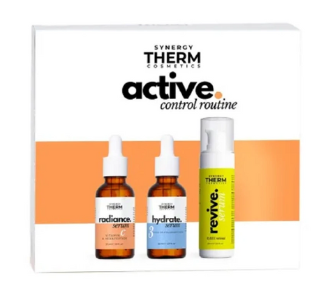 SYNERGY THERM SET ACTIVE CONTROL ROUTINE X 30 X 30 X 30ML SET CADOU SYNERGY THERM - Shiny Beauty