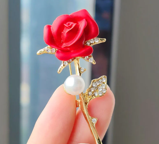 Brosa eleganta mata cu pietricele - Shiny Beauty