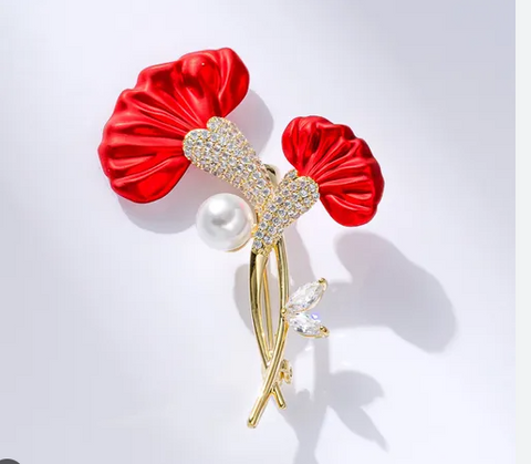 Brosa eleganta mata cu pietricele - Shiny Beauty