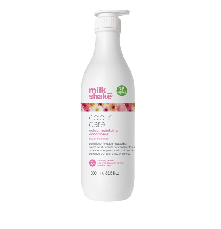 BALSAM Milk Shake Colour Care Maintainer Flower Fragrance Conditioner, 1000ml - Shiny Beauty