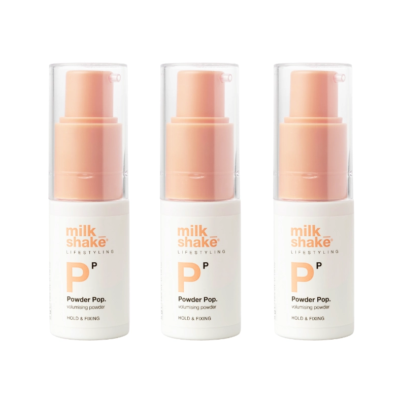 Pachet 3 x pudra pentru volum lifestyling powder pop 8g SET MILK SHAKE - Shiny Beauty