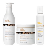 Pachet reparare si hidratare integrity - sampon 1000ml, masca 500ml, spuma 200ml SET MILK SHAKE - Shiny Beauty