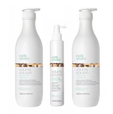 Pachet pentru volum - sampon 1000 ml, balsam 1000 ml, spray 175 ml SET MILK SHAKE - Shiny Beauty