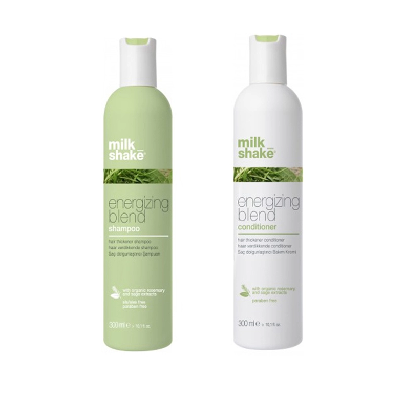 Pachet par subtire si fragil energizing - sampon 300ml, balsam 300ml SET MILK SHAKE - Shiny Beauty