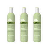 Pachet 3 x sampon pentru par subtire si fragil energizing 300ml SET MILK SHAKE - Shiny Beauty