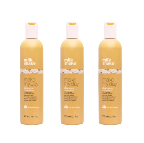 Pachet 3 x sampon pentru toate tipurile de par make my day 300ml SET MILK SHAKE - Shiny Beauty