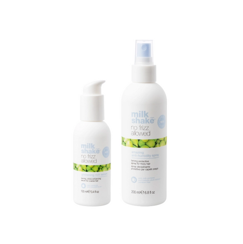 Pachet pentru netezirea parului no frizz allowed - spray 200ml, SET MILK SHAKE - Shiny Beauty
