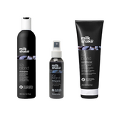 Pachet pentru par blond icy blond - sampon 300ml, balsam 250ml, spray toning icy 100ml  SET MILK SHAKE - Shiny Beauty