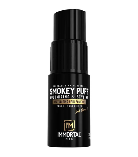 Pudra de volum spray  - IMMORTAL - Black - 20 gr  Smokey Puff Degrease & Matte Texture
