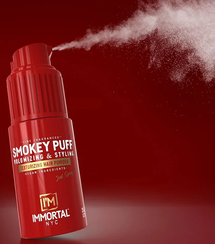 Pudra de volum spray  - IMMORTAL - Red - 20 gr Smokey Puff Fine Fragranced 20g