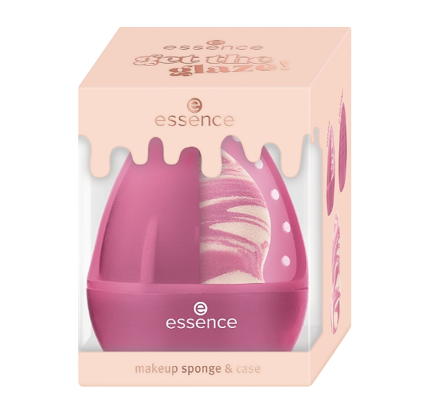 Buretel pentru machiaj + suport, Get the glaze ESSENCE