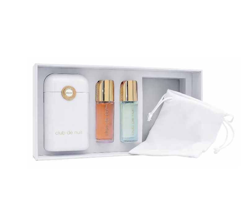 Set Travel Kit/ Cadou, Armaf Club de Nuit, pentru femei, 12 ml Apa de Parfum + 12 ml Ulei de Parfum ARABESTI