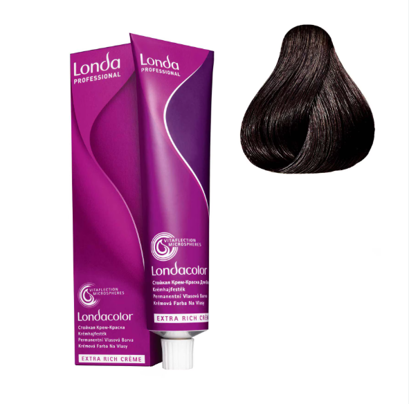 VOPSEA LONDA Professional Nuanta 4/07 castaniu mediu natural maro , 60 ml